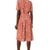 Noa Noa Damen Kleid Print Brown Kurzarm, knielang, Größe 34‑46-2
