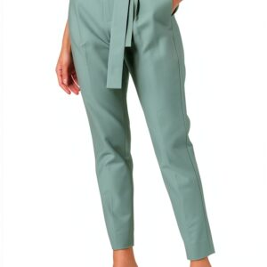 Noa Noa Damen Hose Größe 42 Basil Lange Stoffhose für Alltag-0