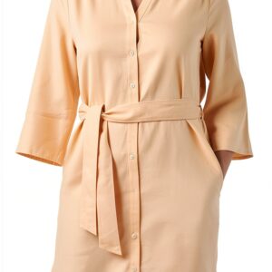 Noa Noa Damen Langarm Kleid Fastelberg Fast Apricot Größe 46-0