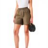 Linen Shorts Leichtes Sommer Noa Noa Damen Größe 38 Bungee Cord-1