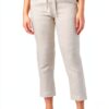 Beige Leinenhose Damen Noa Noa Loose Fit 37W/27L Modell 1-7483-3-0
