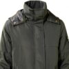 Noa Noa Damen Puffermantel 32 Armee‑grün mit Kapuze und Seitenzipper-2